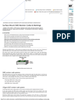 SMD Resistor Codes - SMT Surface Mount - Markings Values