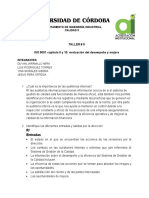 TALLER 9. ISO 9001 EVALUACION DEL DESEMPEÑO Y MEJORA (1)