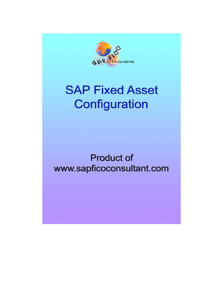 SAP Asset Configuration | PDF | Depreciation | Book Value