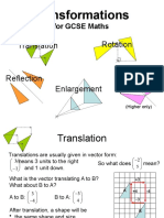 GCSE Maths Transformations