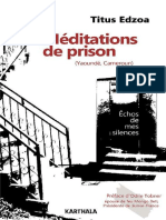 Meditations de Prison - Titus Edzoa