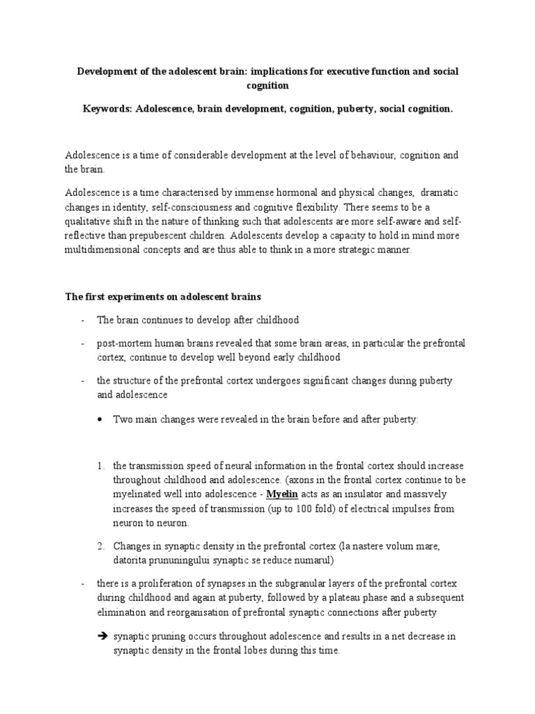 The Adolescent Brain Why Executive >> Adol Brain Grey Matter Adolescence The Adolescent Brain Why Executive >> Adol Brain Grey Matter Adolescence