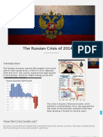 The Russian Economic Crisis of 2014-15: Falling Oil Prices, Western Sanctions, and Capital Flight Weaken the Ruble