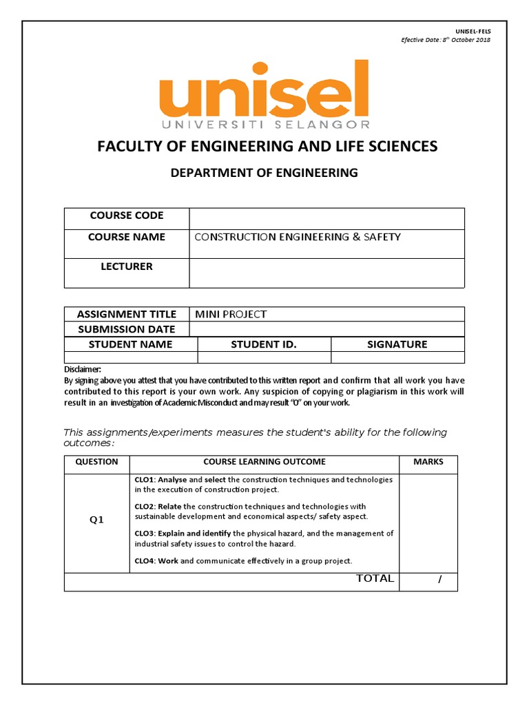 Construction Engineering Project | PDF