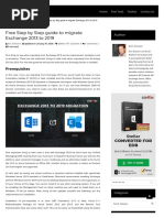 Step by Step Guide To Migrate Exchange 2013 To 2019