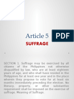 Suffrage