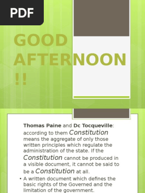 CONSTITUTION