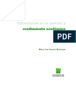 Dificultades en La Lectura y Rendimiento Académico PDF