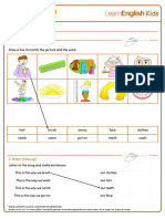 4º-Songs This is the Way Worksheet