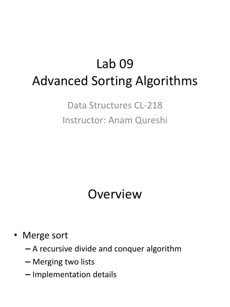 Lab 9 PDF | PDF | Algorithms | Algorithms And Data Structures