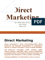 Direct Marketing and Marketing Strategy