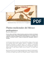Plantas Medicinales Del Mexico Prehispanico