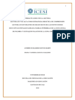 Interactuando Con La Lectura Lectura en Voz Alta Como Estrategia Didáctica de Comprensión Lectora en Estudiantes de Grado Sexto de Las Instituciones Educativas Oficiales Sagrada Familia Potrerillo PDF