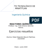 Ejercicios Resueltos - Reactores Químicos