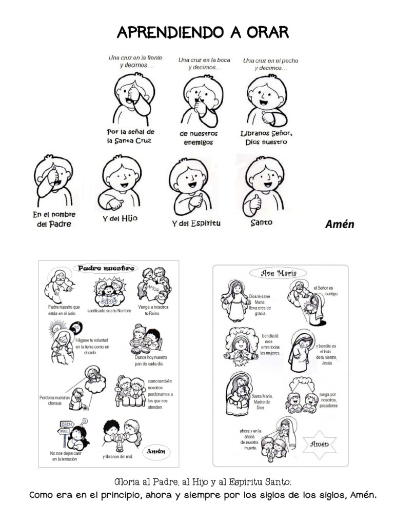 Aprendiendo A Orar - Catequesis PDF | PDF | Oración | María, madre de Jesús