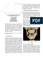 Application of Rapid Prototyping in Maxillofacial Surgery: 2. Implementation of The Project