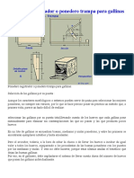 Ponedero Registrador o Ponedero Trampa para Gallinas