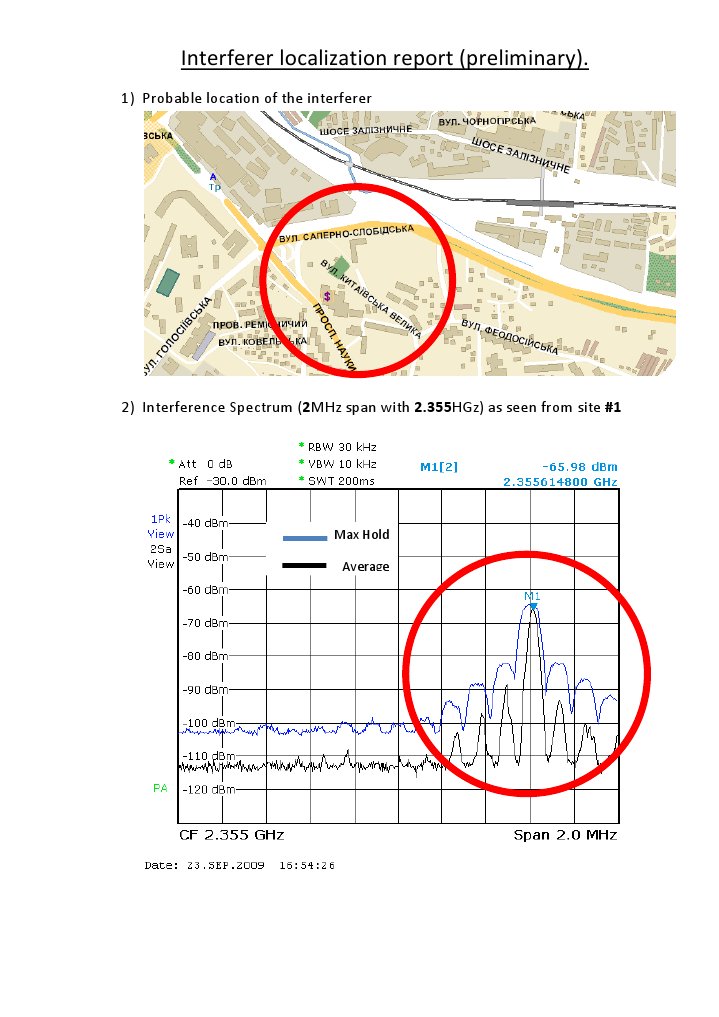 Interferer Localization Preliminary Report | PDF