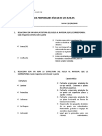 Clase 3 - Cuestionario Propiedades Fisicas de Los Suelos PDF