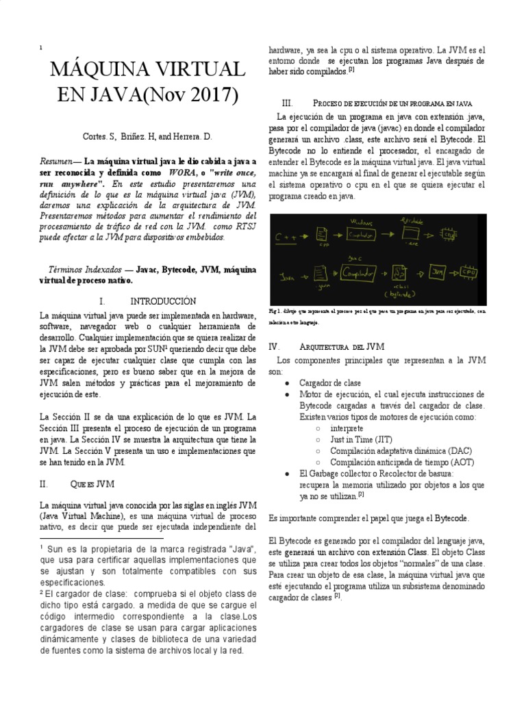 Definición y Arquitectura de JVM | PDF | máquina virtual de Java | Java ...