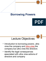 Borrowing Powers of Companies