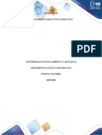 Ejercicio 2 Razonamiento Deductivo e Inductivo