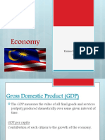 Malaysia's Economy: Kinimo K. R. Serge Olivier Uk Mba Batch Iii March 2013