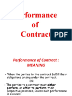 6.performance of Contract