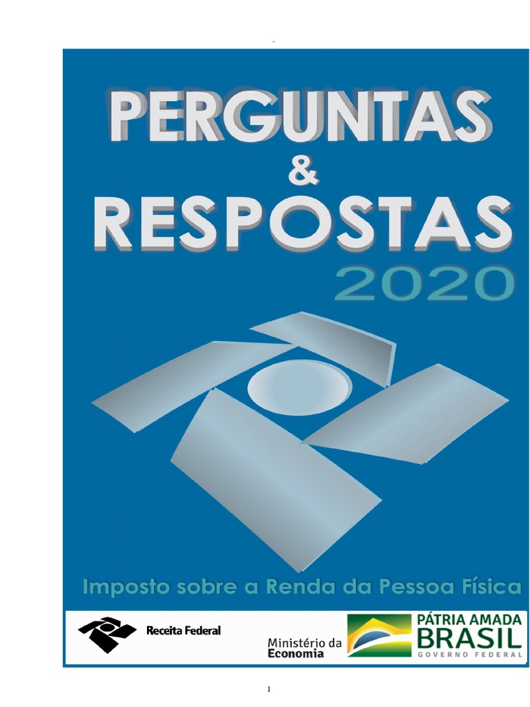 Perguntas e Respostas sobre o Imposto de Renda da Pessoa Física de 2020 ...