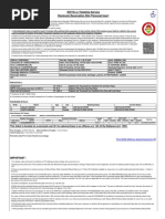 Irctcs E-Ticketing Service Electronic Reservation Slip (Personal User)