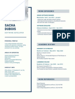 Colorful Modern Geometric Construction Resume