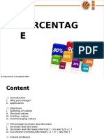 Percentag E: © Department of Analytical Skills