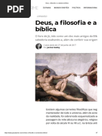 Deus, a filosofia e a sabedoria bíblica