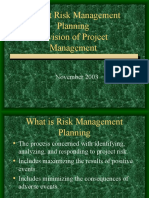 Risk Management Presentation