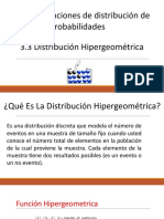 Distribución Hipergeométrica: Probabilidad de eventos en muestras fijas