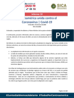 Informe 10 - Centroamérica Unida Contra El Coronavirus