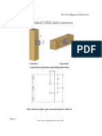 Standard T-REX (6x6) Connector: Fire Tower Engineered Timber, Inc