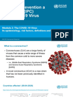 Infection Prevention A ND Control (IPC) For COVID-19 Virus