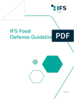 IFS Food Defense Guideline: English