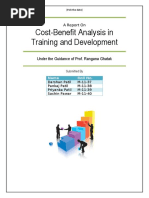 Cost-Benefit Analysis in Training and Development: A Report On