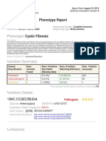 PhenoReport-Cystic - fibrosis-NA12877 - (Patient Report)