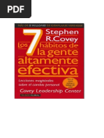 Caso Los 7 Hábitos de La Gente Altamente Efectiva PDF