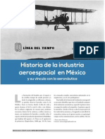 Historia de la industria aeroespacial en México y su vínculo con la aeronáutica