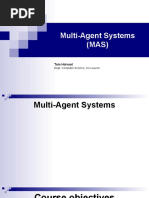 Multi-Agent Systems (MAS) : Tom Holvoet