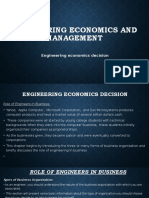 Engineering Economics and Management