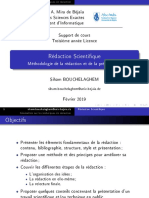 Cours Rédaction Scientifique (Partie 1) PDF