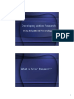 Developing Action Research: Using Educational Technology