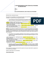 Informe Coordinacion Profesores Area Tecnica PDF