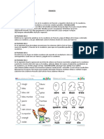 Actividades de vocabulario francés para primaria