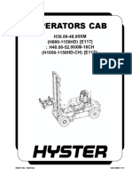 Operators Cab: H36.00-48.00XM (H880-1150HD) (E117) H40.00-52.00XM-16CH (H1050-1150HD-CH) (E117)